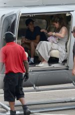 MARIA SHRIVER Arrives in New York by Private Helicopter 07/17/2022
