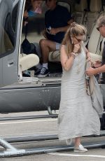 MARIA SHRIVER Arrives in New York by Private Helicopter 07/17/2022