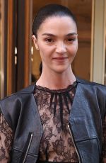 MARIACARLA BOSCONO Leaves Azzedine Alaia Show at Paris Fashion Week 07/03/2022