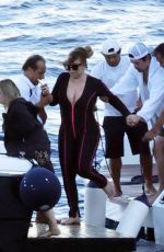 MARIAH CAREY in Wetsuit on Vacation in Capri 07/16/2022