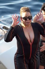 MARIAH CAREY in Wetsuit on Vacation in Capri 07/16/2022