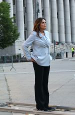MARISKA HARGITAY on the Set of Law and Order: Special Victims Unit, Season 24 in New York 07/21/2022