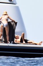 MARTA ORTEGA in Bikini at a Yacht in Villefranche 07/03/2022