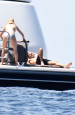 MARTA ORTEGA in Bikini at a Yacht in Villefranche 07/03/2022