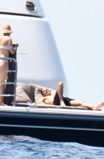 MARTA ORTEGA in Bikini at a Yacht in Villefranche 07/03/2022