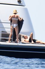 MARTA ORTEGA in Bikini at a Yacht in Villefranche 07/03/2022
