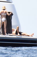 MARTA ORTEGA in Bikini at a Yacht in Villefranche 07/03/2022