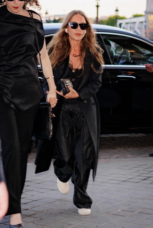 MARY KATE OLSEN Arrives at Balenciaga Afterparty at Paris Fashion Week 07/06/2022