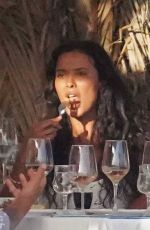MAYA JAMA at Lunch with Friends at Es Xarcu Restaurant in Ibiza 07/14/2022