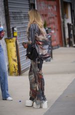MEG DONNELLY Arrives at a Studio in Brooklyn 07/07/2022