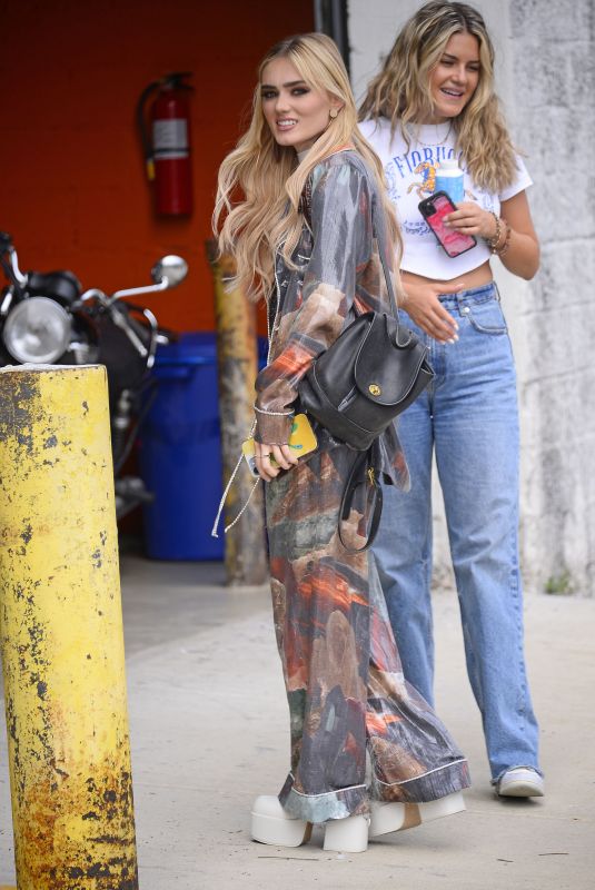 MEG DONNELLY Arrives at a Studio in Brooklyn 07/07/2022