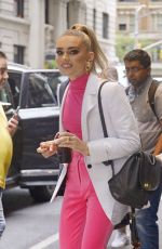 MEG DONNELLY Arrives at Live with Kelly and Ryan in New York 07/07/2022