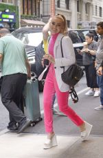MEG DONNELLY Arrives at Live with Kelly and Ryan in New York 07/07/2022
