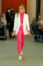 MEG DONNELLY Arrives at Live with Kelly and Ryan in New York 07/07/2022