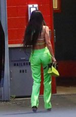 MEGAN FOX Arrives Machine Gun Kelly