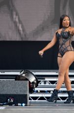 MEGAN THEE STALLION Performs at Wireless Festival at Finsbury Park in London 07/08/2022