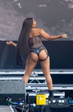 MEGAN THEE STALLION Performs at Wireless Festival at Finsbury Park in London 07/08/2022