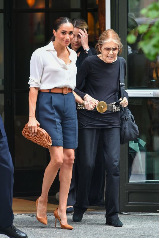 MEGHAN MARKLE and Gloria Steinem Out in New York 07/18/2022
