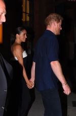 MEGHAN MARKLE and Prince Harry Leaves Locanda Verde in New York 07/18/2022