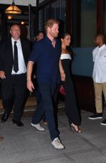 MEGHAN MARKLE and Prince Harry Leaves Locanda Verde in New York 07/18/2022