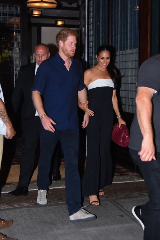 MEGHAN MARKLE and Prince Harry Leaves Locanda Verde in New York 07/18/2022