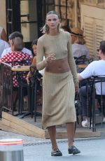 MIA REGAN Out and About in St. Tropez 07/16/2022