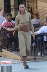 MIA REGAN Out and About in St. Tropez 07/16/2022
