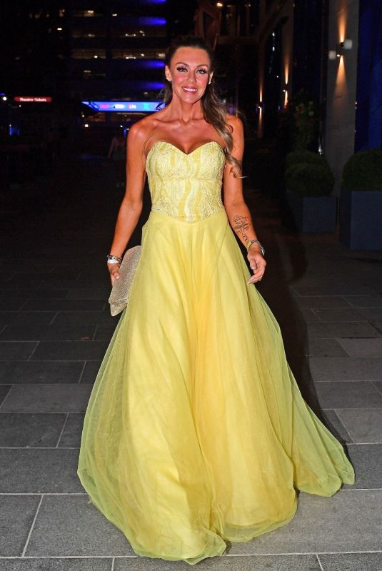 MICHELLE HEATON Leaves Butterfly Ball in London 07/07/2022
