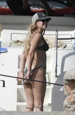 MILLIE BOBBY BORWN in Bikini at Boat in Sardinia 07/06/2022