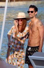 MILLIE MACKINTOSH in Bikini and Hugo Taylor at a Beach on Corfu Island 07/23/2022