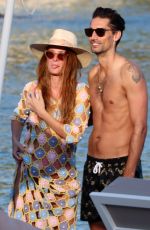 MILLIE MACKINTOSH in Bikini and Hugo Taylor at a Beach on Corfu Island 07/23/2022