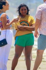 MINDY KALING at Fourth of July Party with Family and Friends in Malibu 07/03/2022