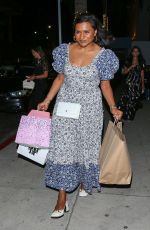 MINDY KALING Celebrates Her 43rd Birthday in Beverly Hills 06/29/2022