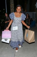 MINDY KALING Celebrates Her 43rd Birthday in Beverly Hills 06/29/2022