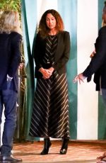 MINNIE DRIVER Out with Friends for Sinner at San Vicente Bungalows in West Hollywood 07/27/2022