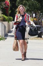 MISCHA BARTON Arrives at Friend