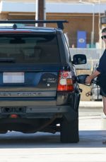 MISCHA BARTON at a Gas Station in Los Angeles 07/01/2022