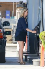 MISCHA BARTON at a Gas Station in Los Angeles 07/01/2022