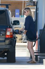 MISCHA BARTON at a Gas Station in Los Angeles 07/01/2022
