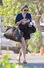 MISCHA BARTON Selling Some of Her Personal Clothing at Crossroads Trading Co. - Recycled Clothing and a Gas Station in Los Angeles 07/01/2022