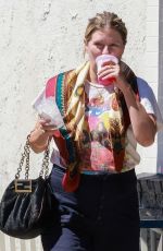 MISCHA BARTON Takes a Used Items to Crossroad Vintage Store in Studio City 07/03/2022