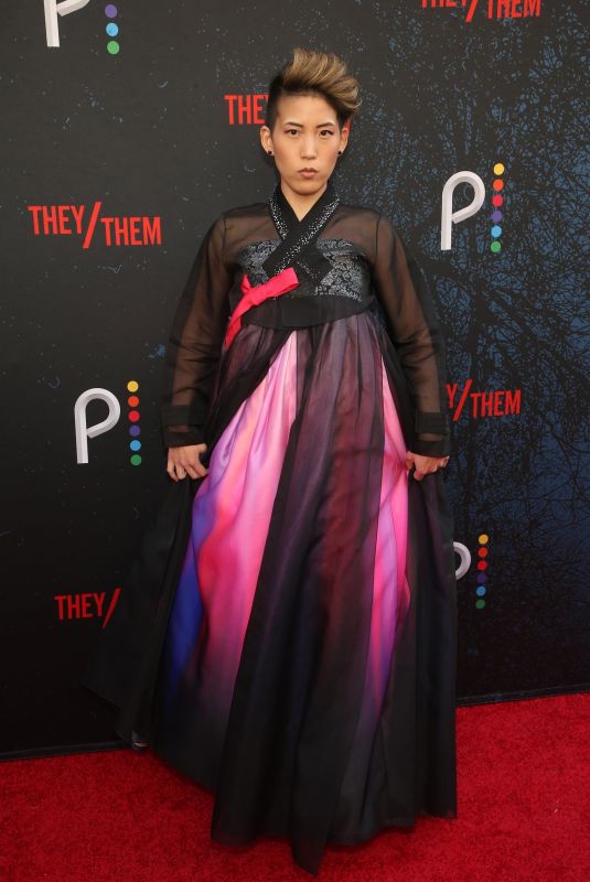 MONIQUE KIM at They/Them Premiere at Ace Hotel in Los Angeles 07/24/2022