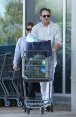 MONIQUE PENDLEBERRY and David Duchovny Shopping at Erewhon Market in Calabasas 07/18/2022