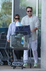 MONIQUE PENDLEBERRY and David Duchovny Shopping at Erewhon Market in Calabasas 07/18/2022