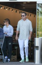 MONIQUE PENDLEBERRY and David Duchovny Shopping at Erewhon Market in Calabasas 07/18/2022