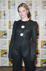 MORFYDD CLARK at The Lord Of The Rings: The Rings Of Power Panel at Comic-Con in San Diego 07/22/2022