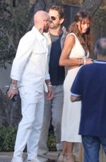 MORGAN BROWN and Gerard Butler Arrives at Tobey Maguire