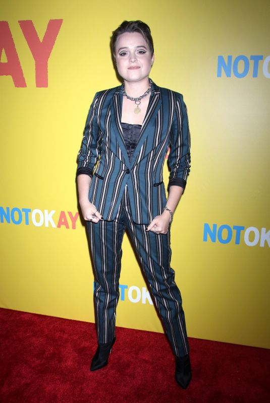 NADIA ALEXANDER at Not Okay Premiere at Angelika Theater in New York 07/28/2022