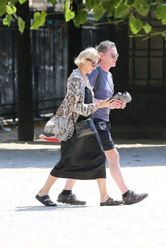 NAOMI WATSS and Billy Out on Place des Voges in Paris 07/09/2022