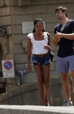 NAOMIE HARRIS Out and About in in Florence 06/18/2022